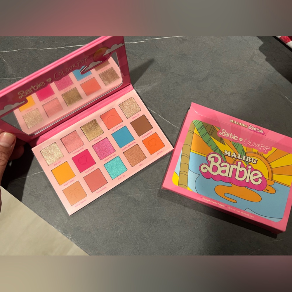 Colourpop Malibu Barbie Eyeshadow Palette